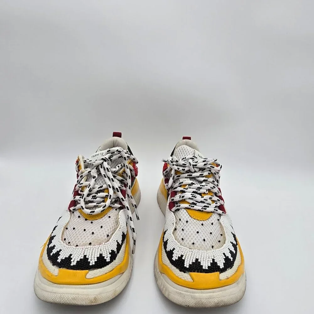 FARM Rio Irie Beaded Platform Sneakers in Multi color - Picture 3 of 8